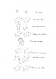 English Worksheet: colours rhyme