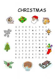 English Worksheet: christmas