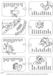 Irregular Verbs Mini Book