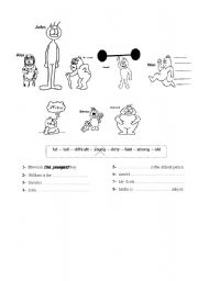 English Worksheet: SUPERLATIVE