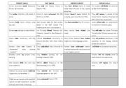 English Worksheet: TROUBLE BOARD GAME passive cards