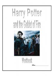 English Worksheet: Harry Potter and the Goblet of Fire Workbook-Part 1 of 3