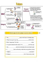 English Worksheet: Future