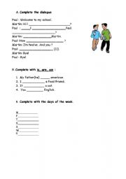 English worksheet: Personal Identification