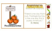 THANKSGIVING DAY CARD