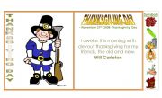 English Worksheet: THANKSGIVING DAY CARD