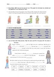 English Worksheet: Physical description