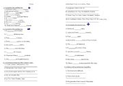 English Worksheet: To be 