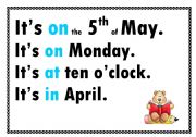 Time prepositions