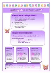 English Worksheet: Simple Present