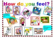 English Worksheet: How do you feel?