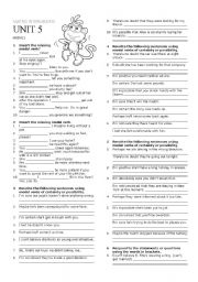 English Worksheet: Modals