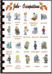 English Worksheet: Jobs- Occupations (2/2)