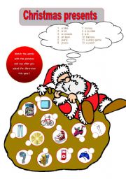 English Worksheet: Christmas presents!