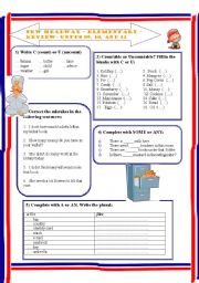 English Worksheet: New Headway - Elementary - part 04