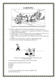 English worksheet: Cartoons-Part II