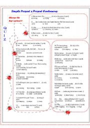 Present Continuous X Simple Present