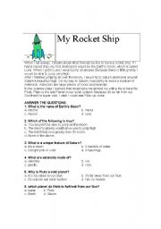 English Worksheet: Reading comprehension