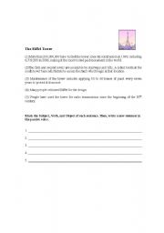 English worksheet: Passive Voice Sentence Construction