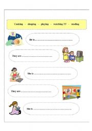 English worksheet: vocabulary