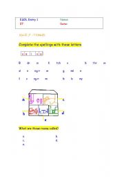 English worksheet: Homes workpack