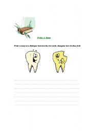 English Worksheet: Writing A Story 