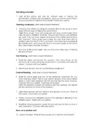 English Worksheet: The Three Rs: Reduce, Reuse and Recycle (The savemors) (Part1)