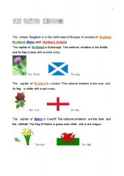 English Worksheet: the United Kingdom