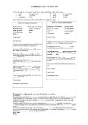 English Worksheet: Test commercial letters