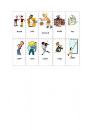 English Worksheet: Actions