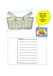 English worksheet: Food and Drinks