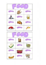 food bingo part 7/8