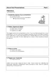 English Worksheet: Presentation Skills Part1