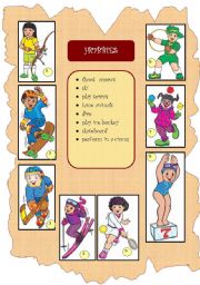 English Worksheet: WHAT DO THEY LIKE - HOBBIES