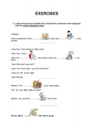 English Worksheet: Imperatives