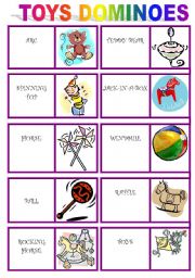 English Worksheet: TOYS DOMINOES !!!!!!!!!!!!!!!!!!!!!!!!!!!!!! 1/7