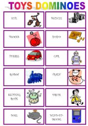 English Worksheet: TOYS DOMINOES !!!!!!!!!!!!!!!!!!!!!!!!!!!!!! 27