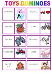 English Worksheet: TOYS DOMINOES !!!!!!!!!!!!!!!!!!!!!!!!!!!!!! 5/7