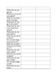 English Worksheet: Daily routines- test your present simple in practise!