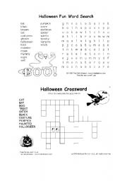 English worksheet: halloween