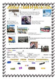  worldtransportations (vocan and grammar/speaking/writing task