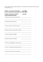 English worksheet: Past Simple Tense