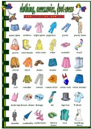 Joseph Had a Little Overcoat - ESL worksheet by peggyhsu1116