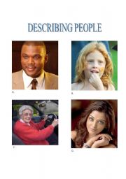 Describing people