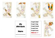 English Worksheet: My mini book - body parts