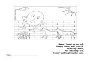 English worksheet: humpty dumpty