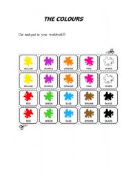 English Worksheet: the colours