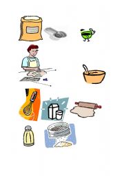 English worksheet: Cooking