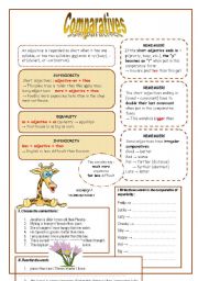 English Worksheet: Comparatives: superiority, equality, inferiority