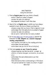 English worksheet: multimedia 2